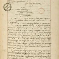 Miniature de Conclusions de l’université, 1661-1792