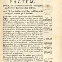 Miniature de Factums