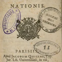 Miniature de Listes nominatives de professeurs, de gradués et d’officiers de l’université de Paris, 16e-18e siècles