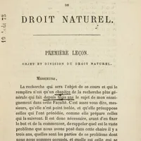 Miniature de Cours donnés dans les facultés parisiennes 19e-20e siècles