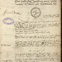 Miniature de Conclusions des nations réunies ou de la faculté des arts, 1478-1658