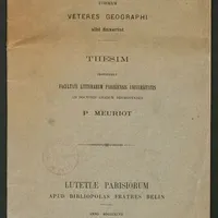 Miniature de Thèses des facultés de lettres, France, 19e siècle