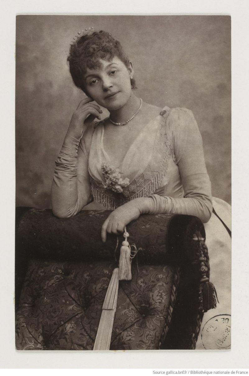 L'actrice Réjane, amie de Marie Arconati-Visconti