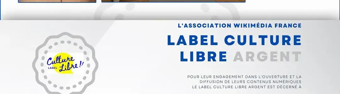 Label Wikipedia culture libre argent