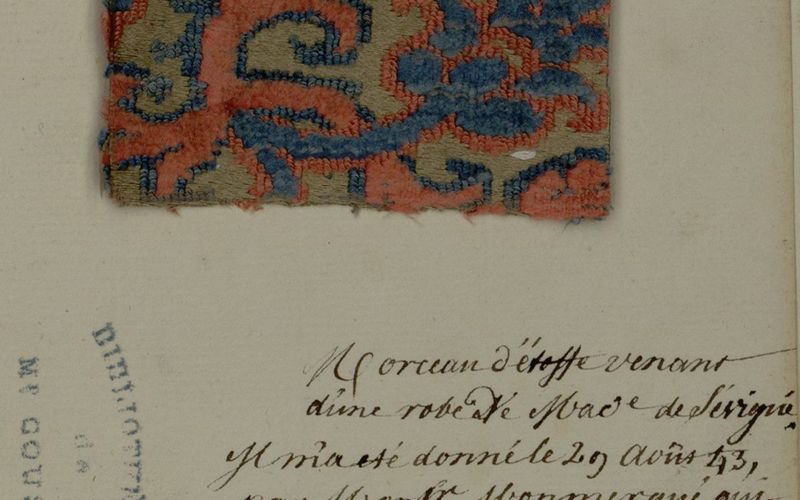 Fragment d'une robe de Mme de Sévigné