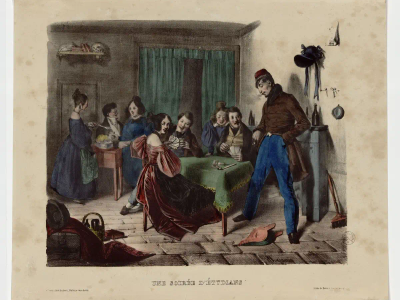 Une soirée d'étudiants (1836-1841) de Jean-François Bénard