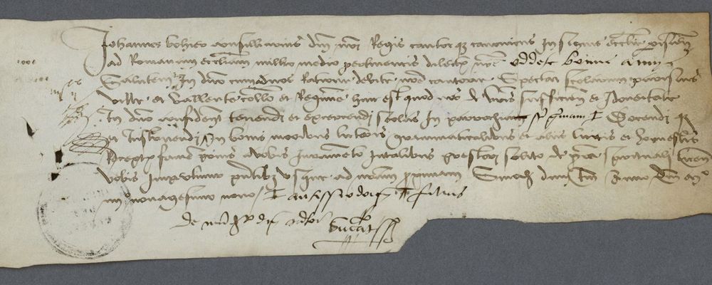 Lettre de provision confirmant le droit d'enseigner en faveur d'Oddete Bonne Amys