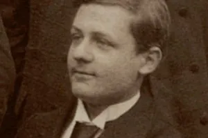 Emmanuel de Martonne à 19 ans, détail de la photographie des Conscrits (étudiants de première année) de lettres à l'ENS, 1892
