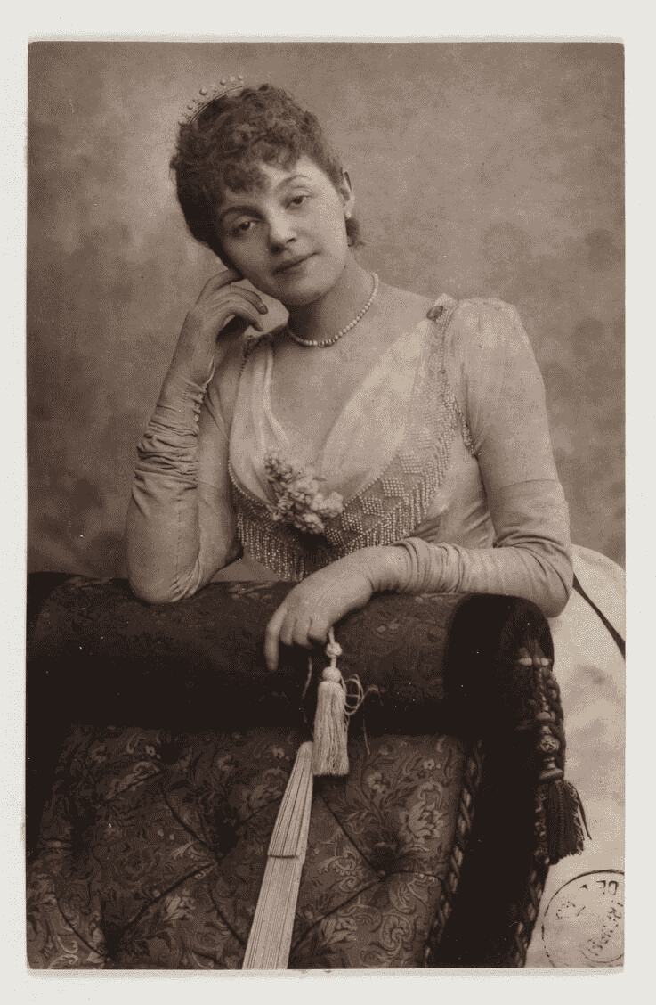 L'actrice Réjane, amie de Marie Arconati-Visconti