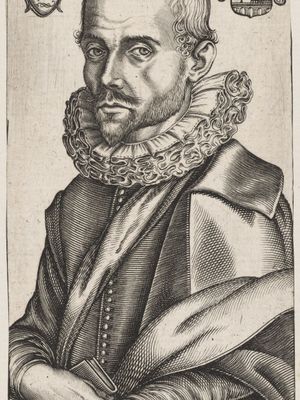 Portrait d'Ambroise de Salazar par Michel Lasne, 1617