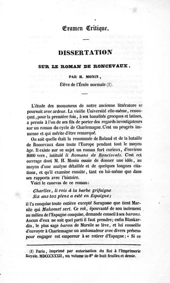 Première page d'une thèse imprimée.