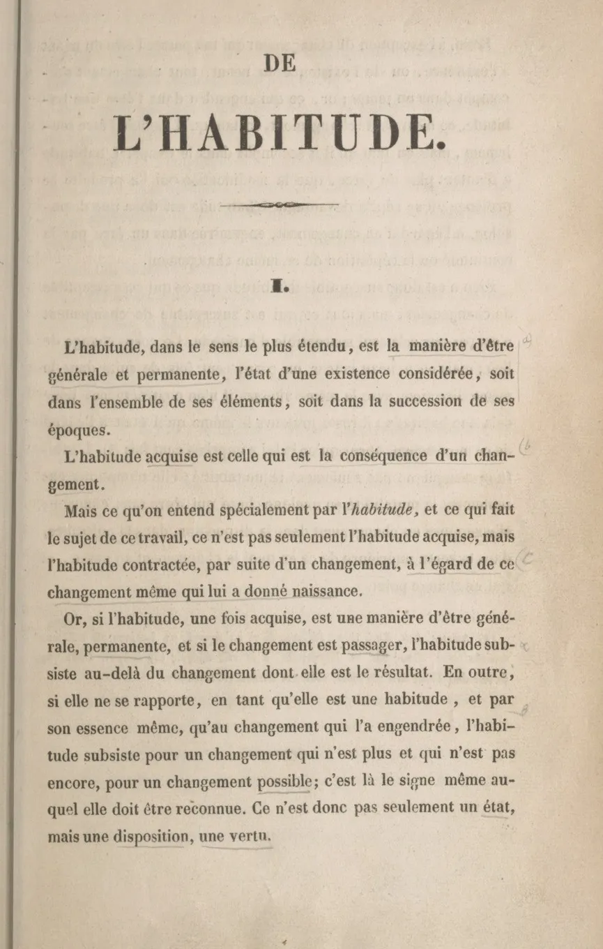 First page of text from a printed French thesis.