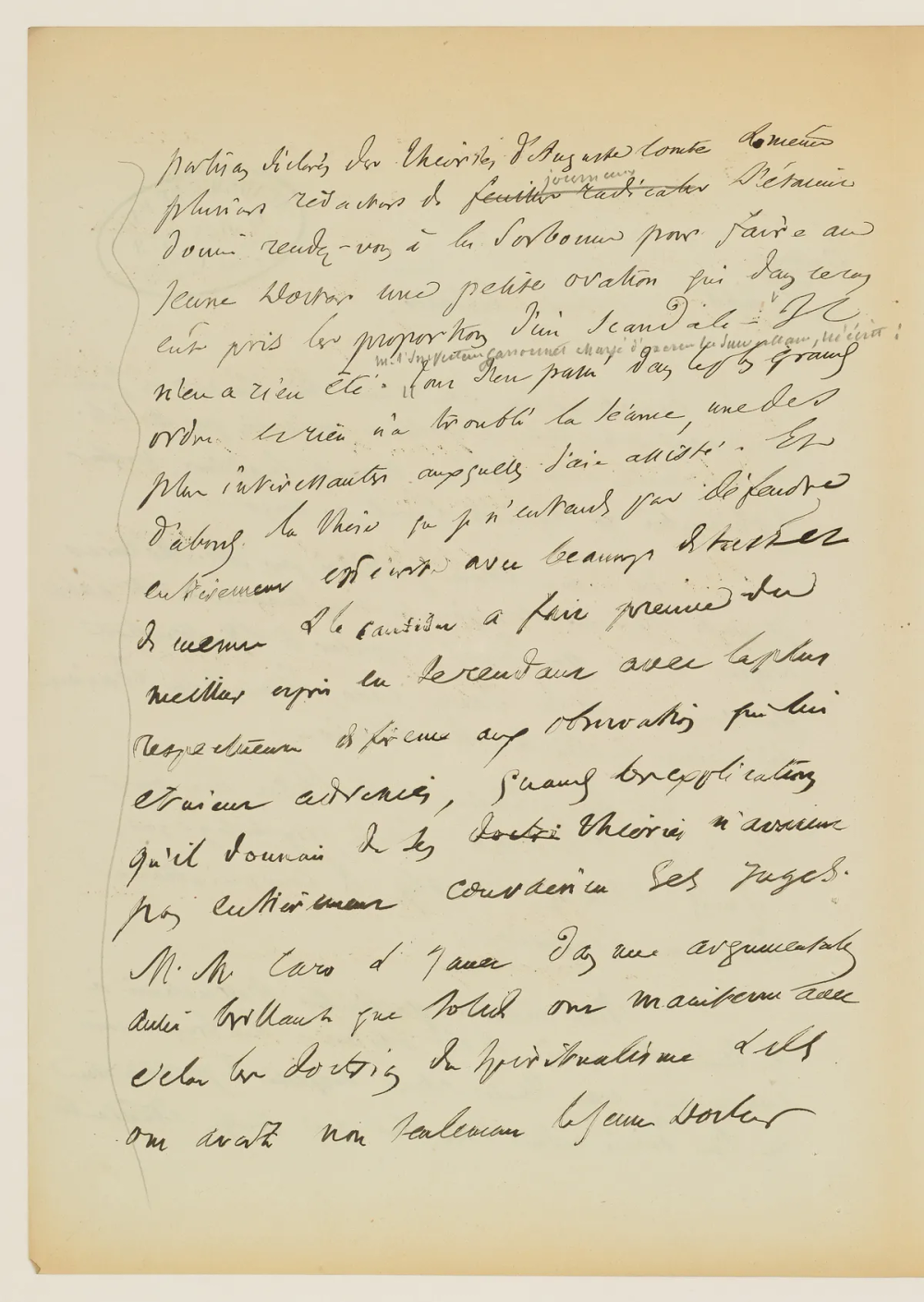 Page with handwritten text in black ink.