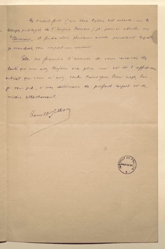 Lettre manuscrite partie 3.