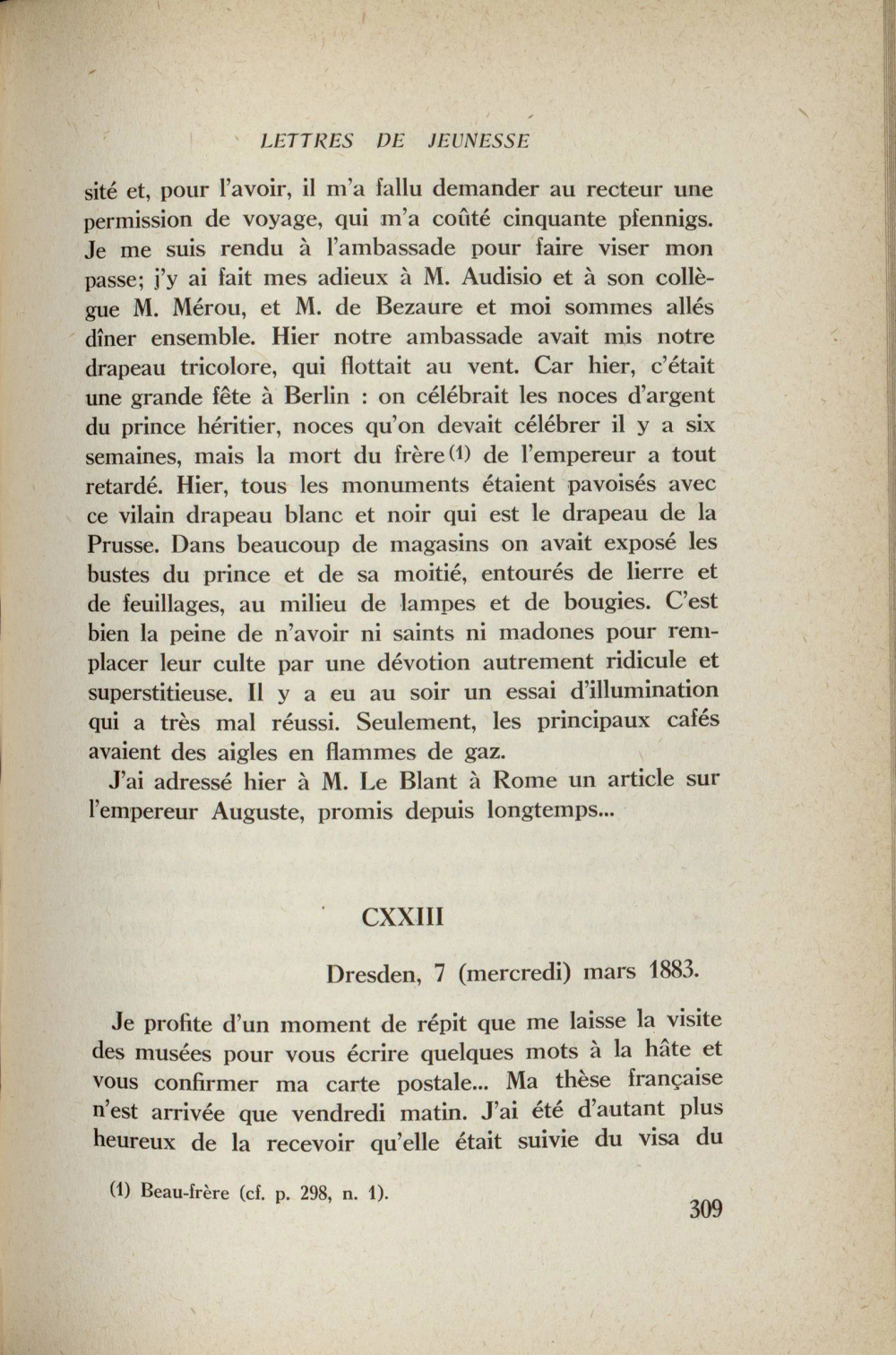 Page 309 of the book showing printed text.