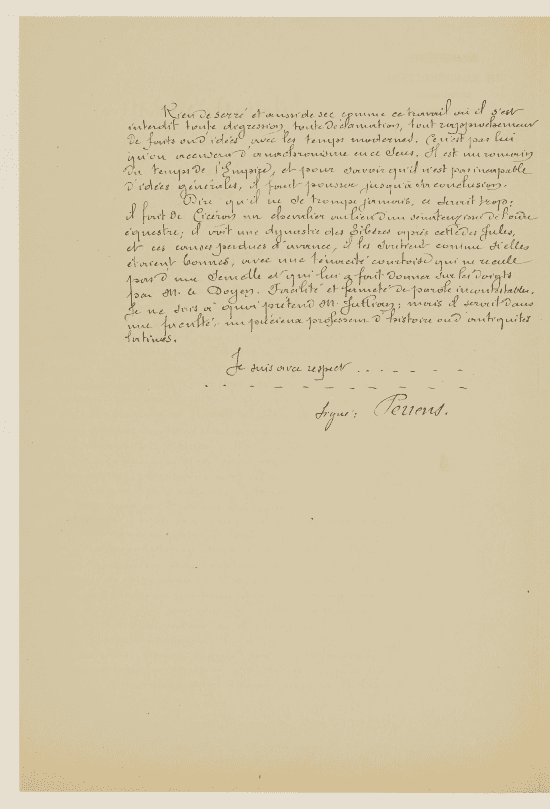 Lettre manuscrite partie 2.