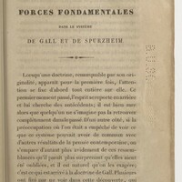 Première page de texte d'une thèse française imprimée